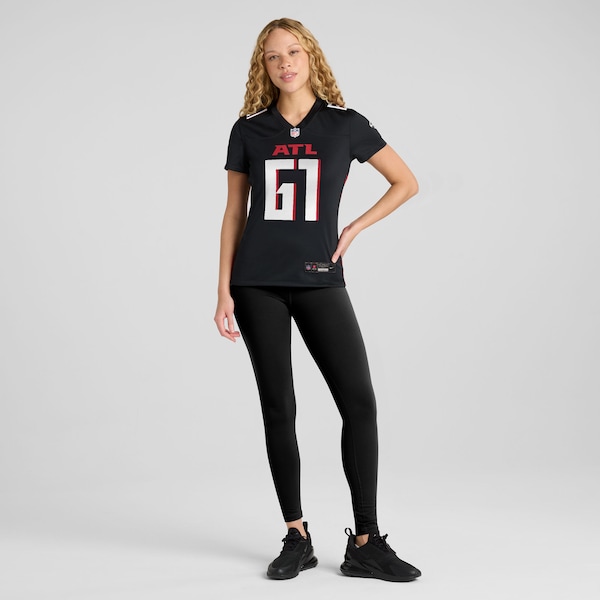 Matt Hennessy Atlanta Falcons Nike Women's Team Game Jersey -  Black