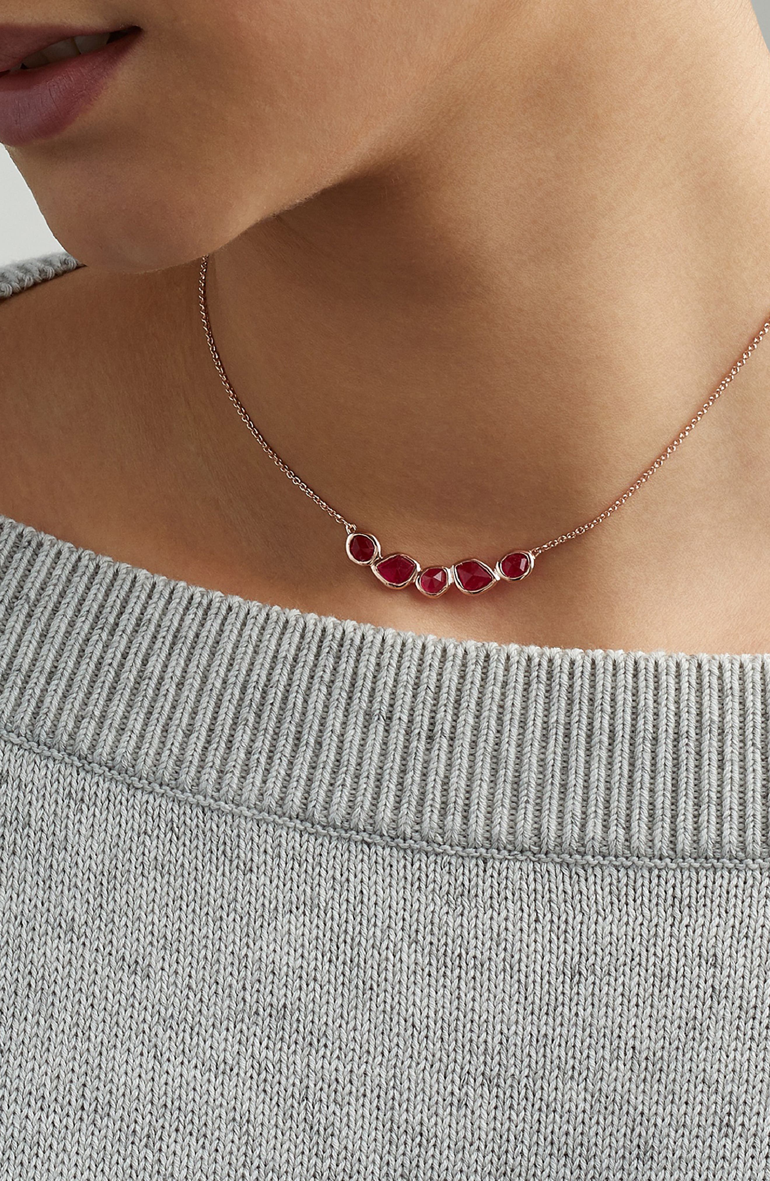 Monica Vinader Siren Mini Nugget Cluster Necklace