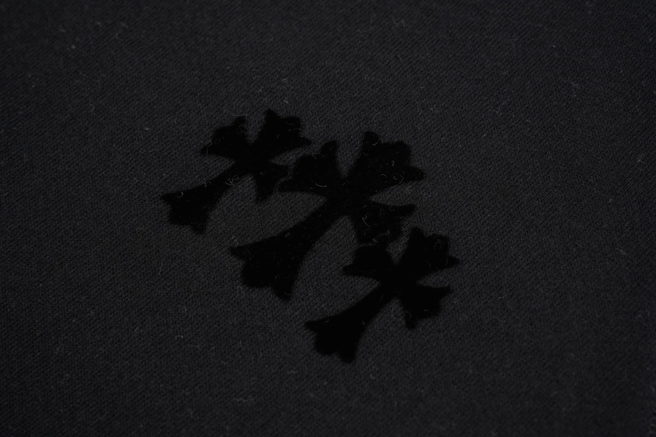 Chrome Hearts Black Flocked Cross Pullover Sweatshirt product photo from LabelPicks