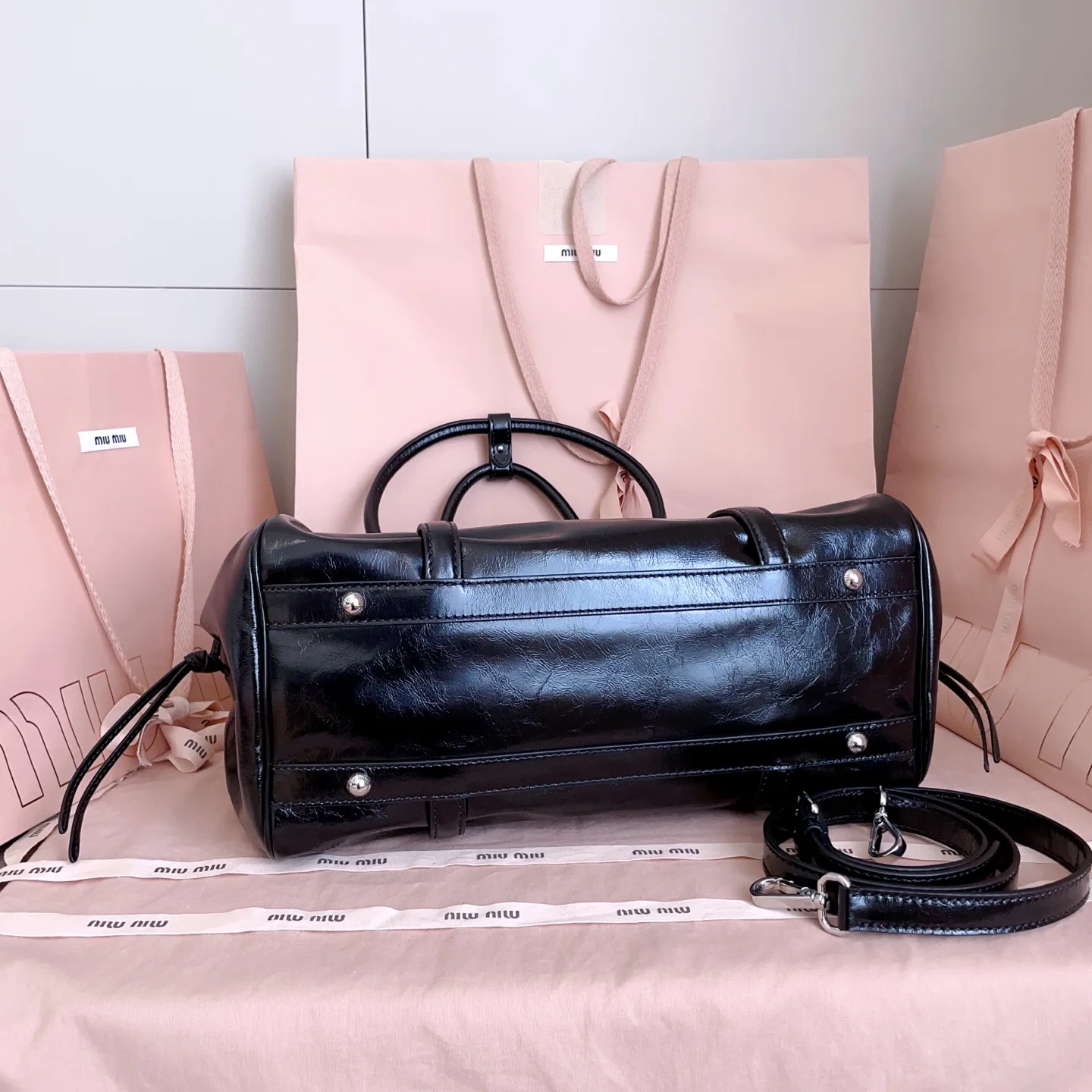 Miu Miu Chain-Accented Shoulder Bag product photo from LabelPicks