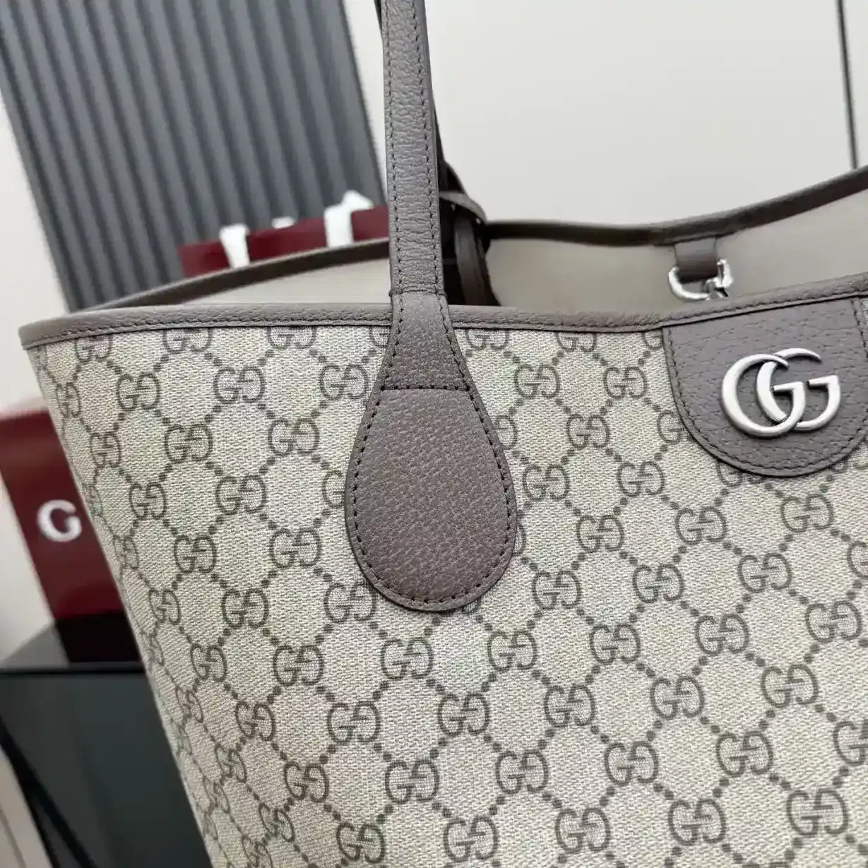 Gucci Brown Monogram Canvas Tote Bag product photo from LabelPicks