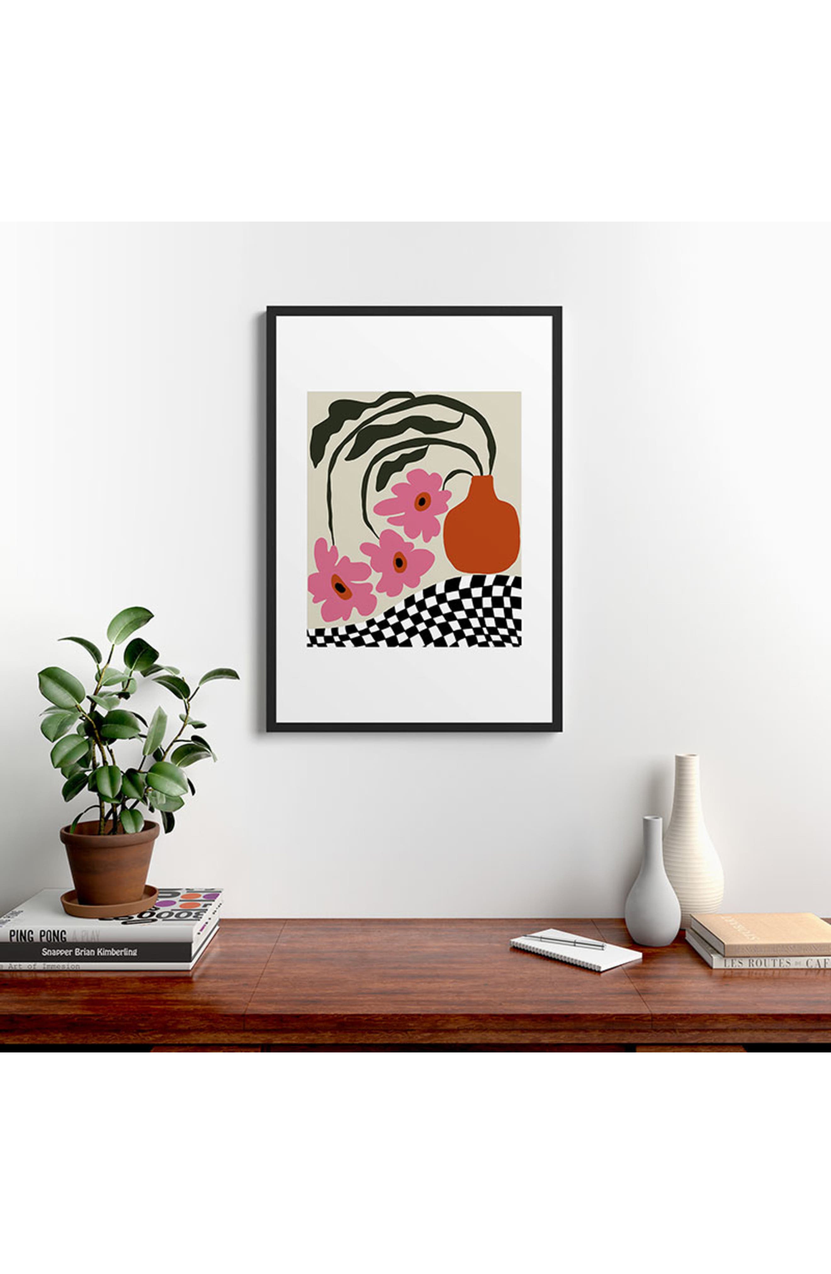 Deny Designs 'Vintage Blossom' by Miho Framed Wall Art