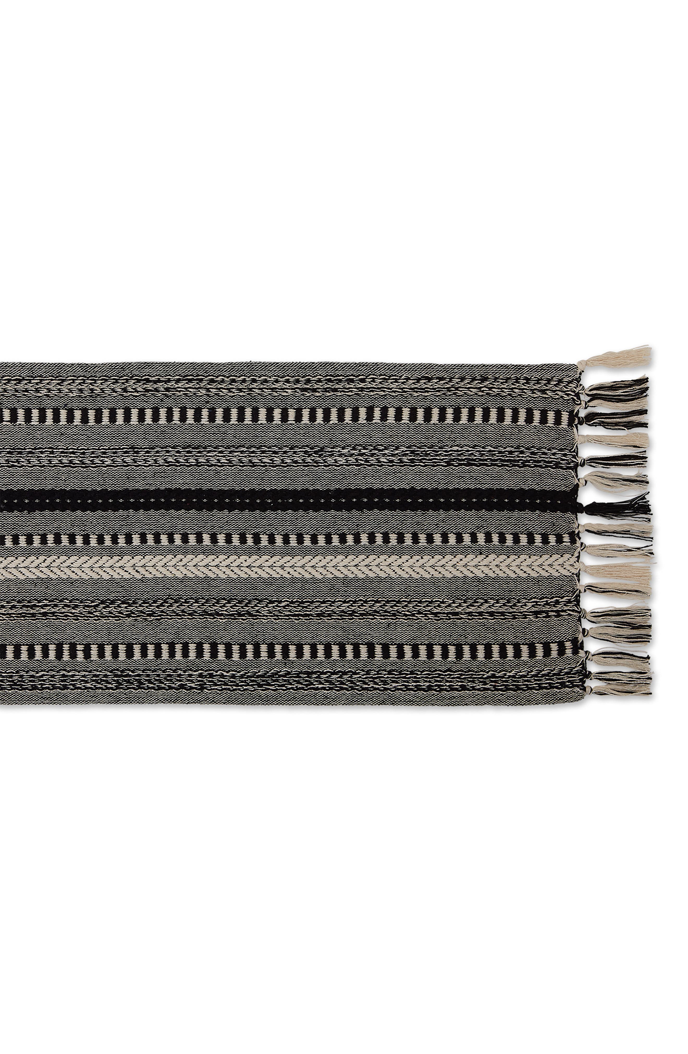 Design Imports Braided Stripe Table Runner
