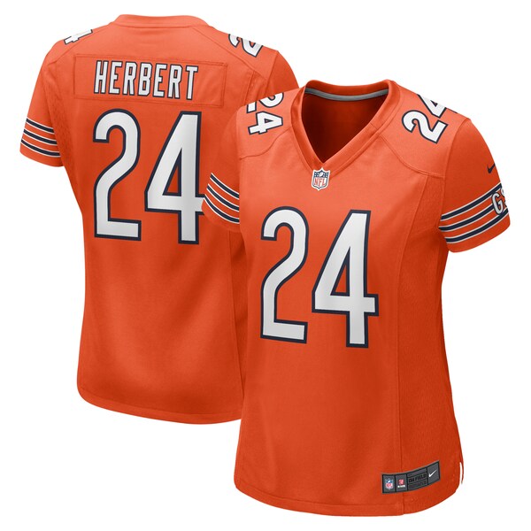 Khalil Herbert Chicago Bears Nike Women's Alternate Game Player Jersey - Orange/Navy