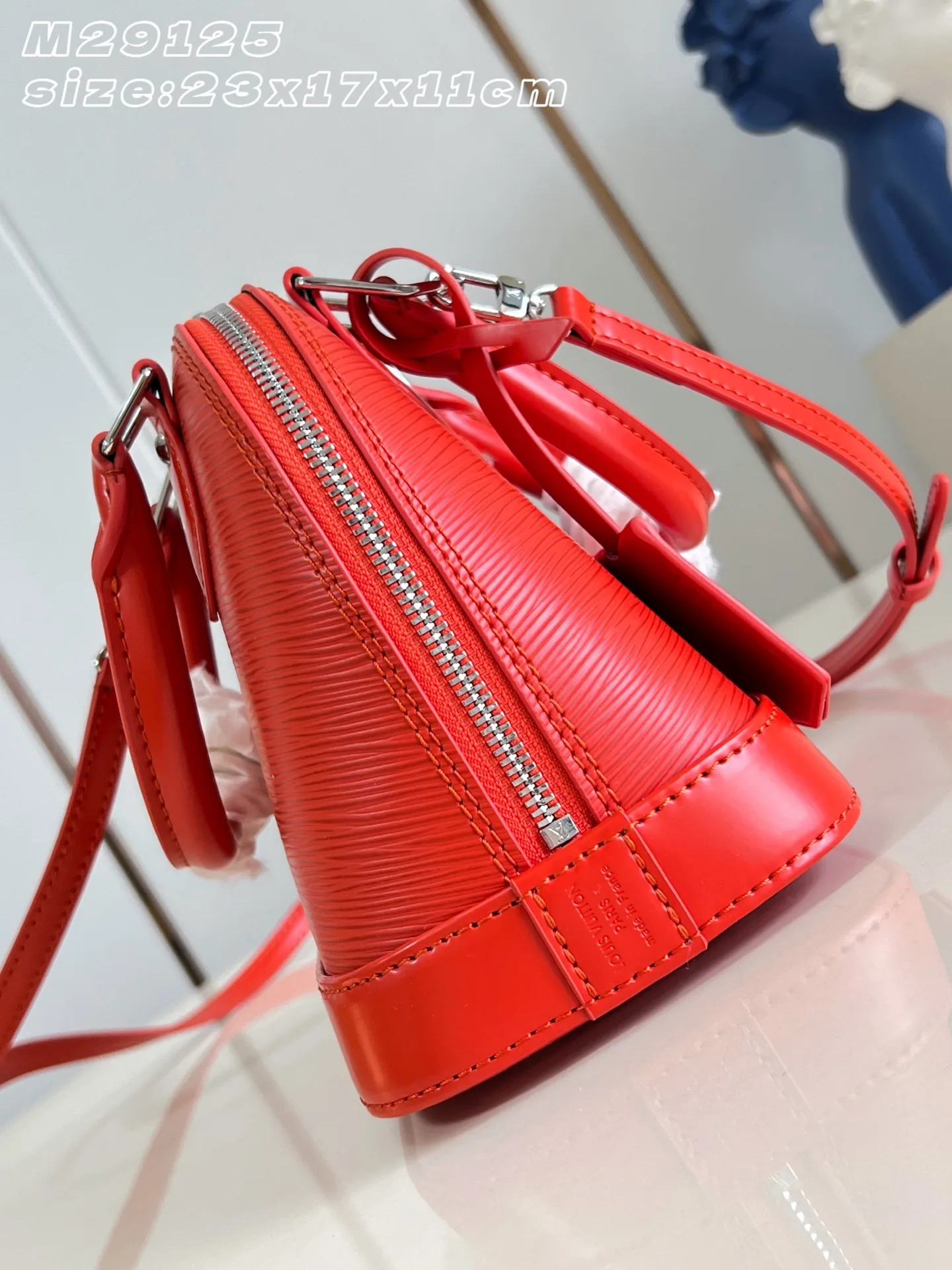 Louis Vuitton Red Alma Top Handle Bag product photo from LabelPicks