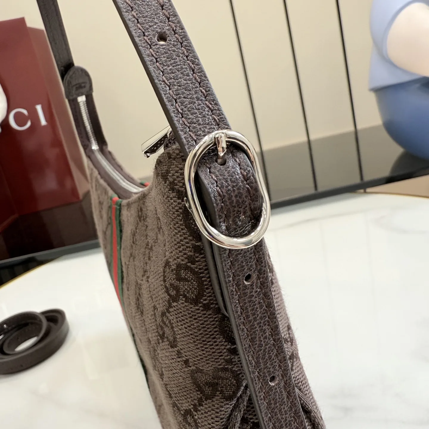 Gucci Brown Quilted Leather Shoulder Bag product photo from LabelPicks