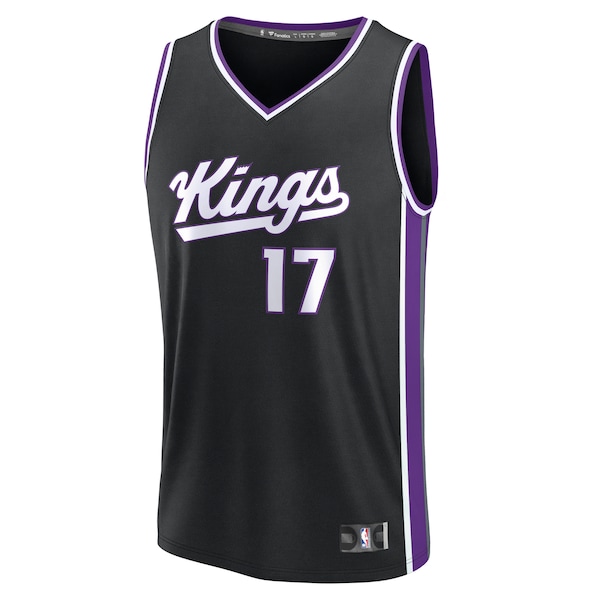 Jonas Valančiūnas Sacramento Kings  Youth Fast Break Replica Player Jersey - Black - Icon Edition