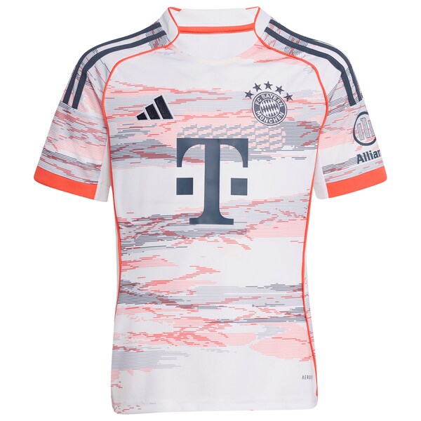 Bayern Munich adidas Youth 2025/26 Away Replica Jersey - White