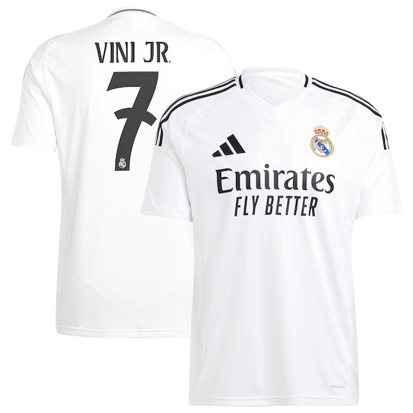 Vini Jr. Los Merengues adidas 2024/25 Home Replica Player Jersey - White