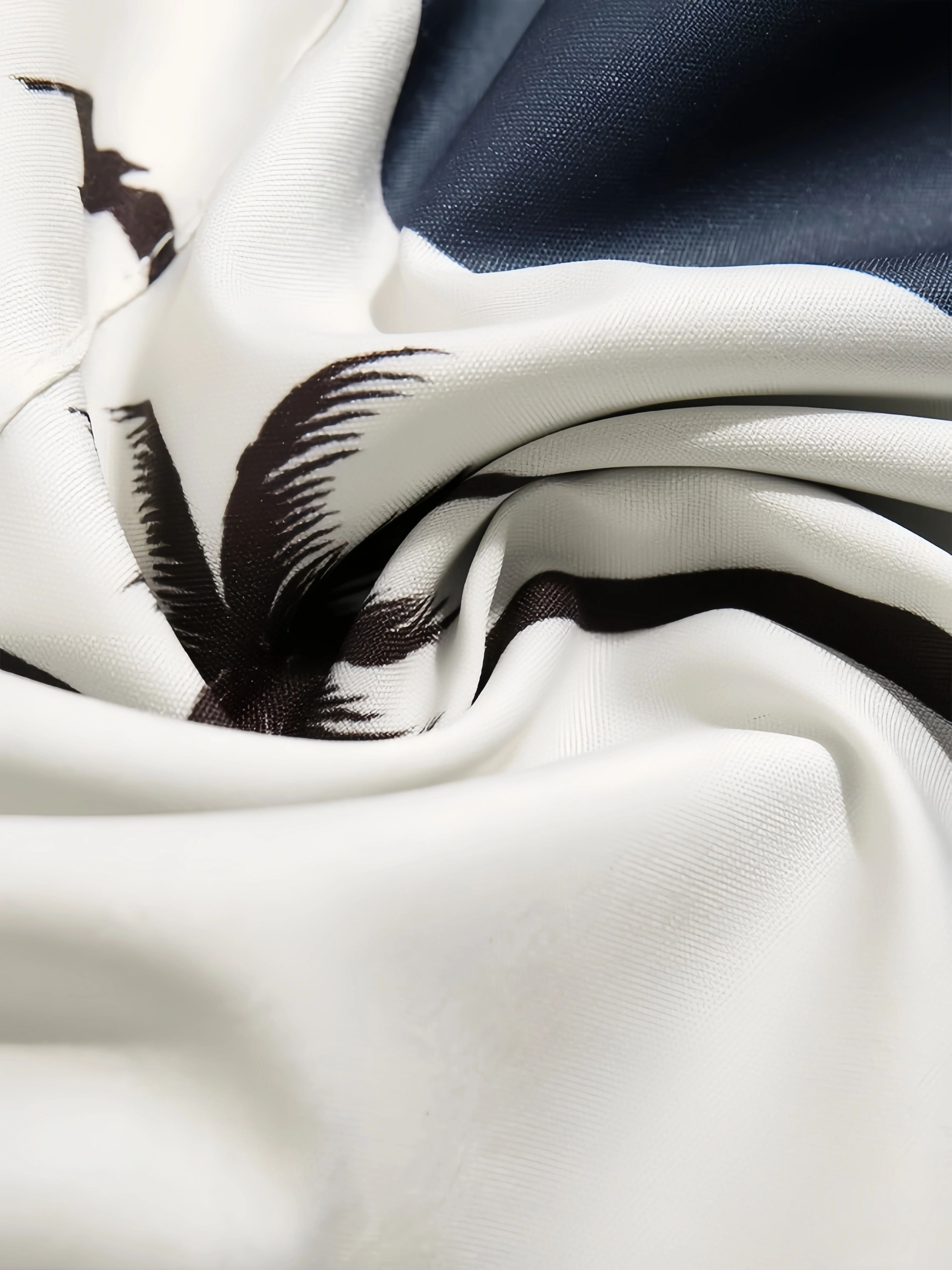 Mens Billiard Shirt Coconut Tree Print Breathable Casual Hawaiian Shirt