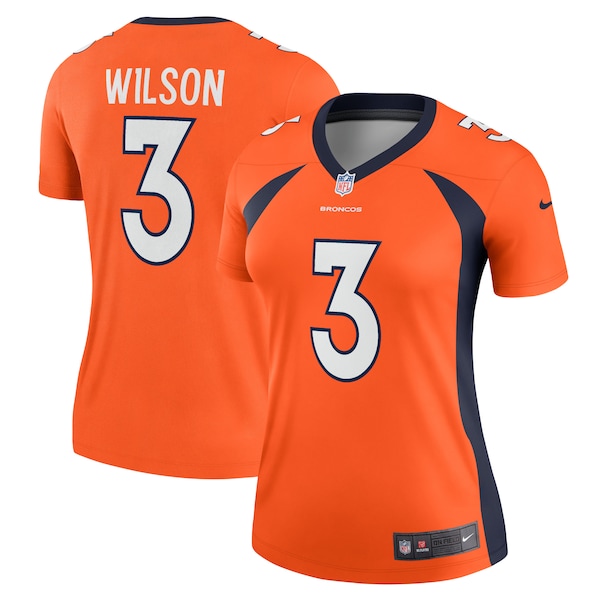Russell Wilson Denver Broncos Nike Women's Alternate Legend Jersey - Orange