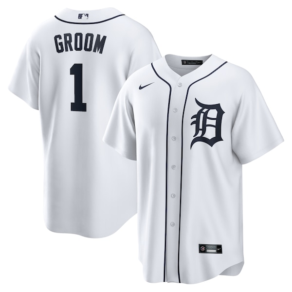 Detroit Tigers Nike #1 Groom Home Replica Jersey - White