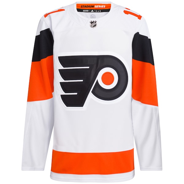 Travis Konecny Philadelphia Flyers adidas 2024 NHL Stadium Series Primegreen Authentic Player Jersey – White