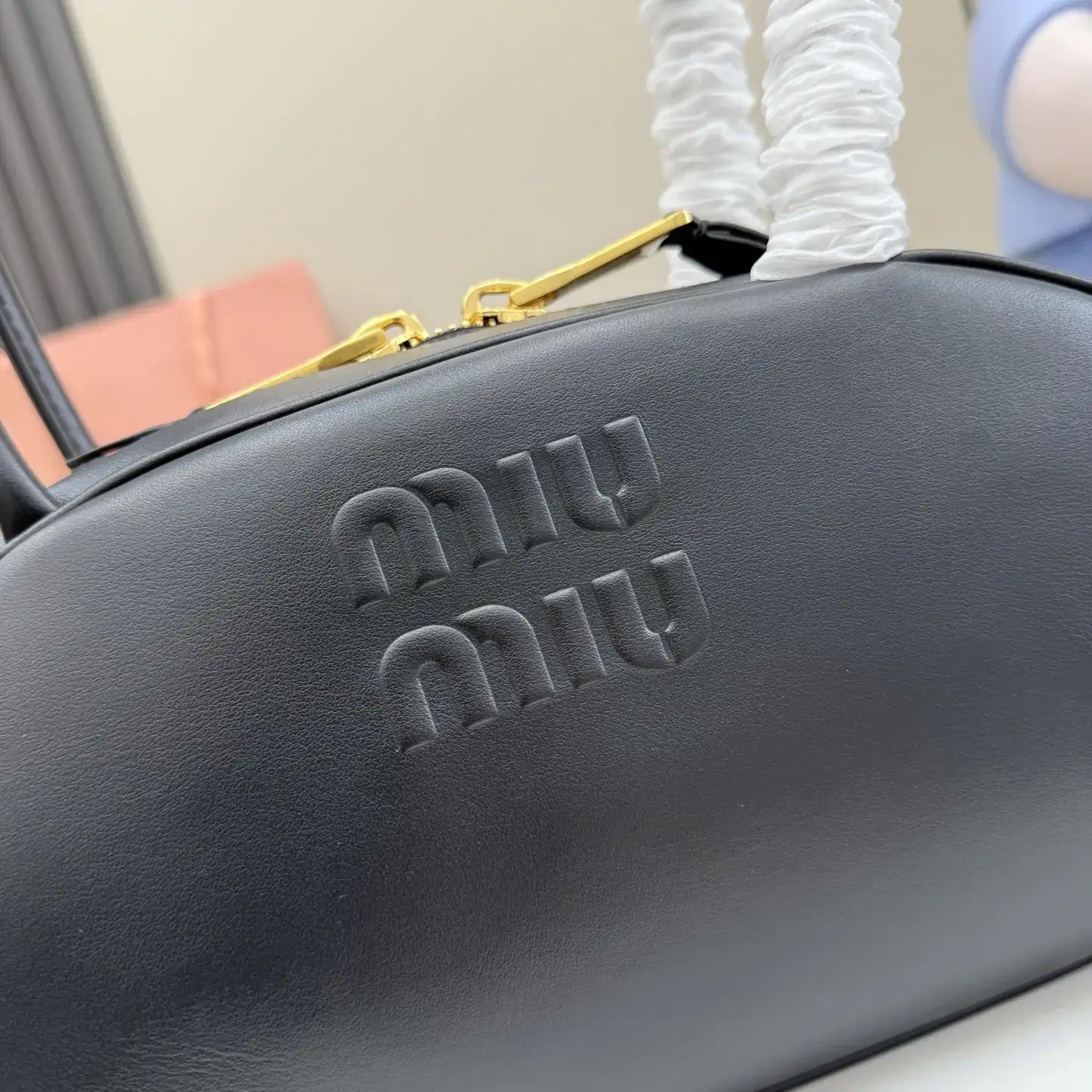 Miu Miu Black Calfskin Top Handle Bag product photo from LabelPicks