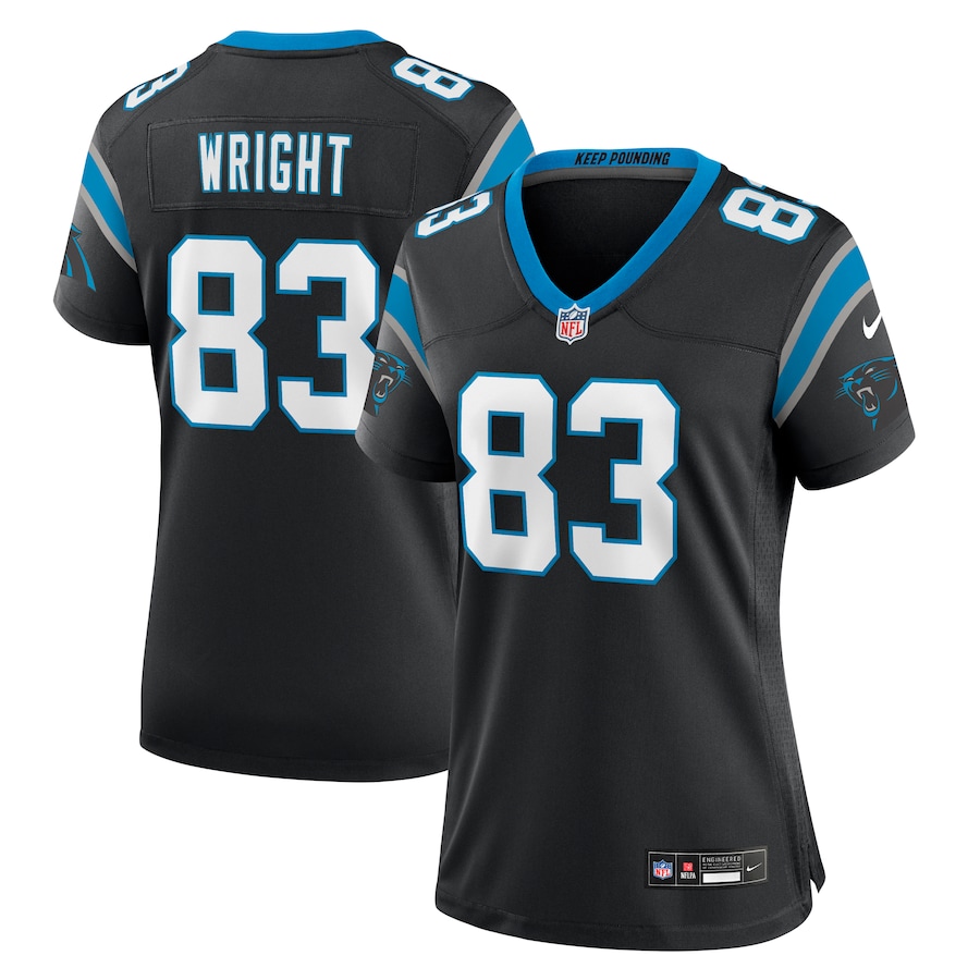 Derek Wright Carolina Panthers Nike Women's Team Game Jersey - Black
