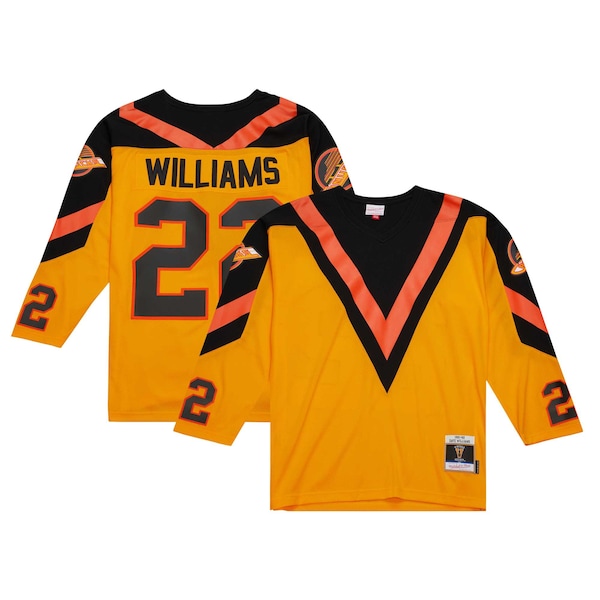 Dave Williams Vancouver Canucks Men's 1981/82 Blue Line Player Jersey - Yellow