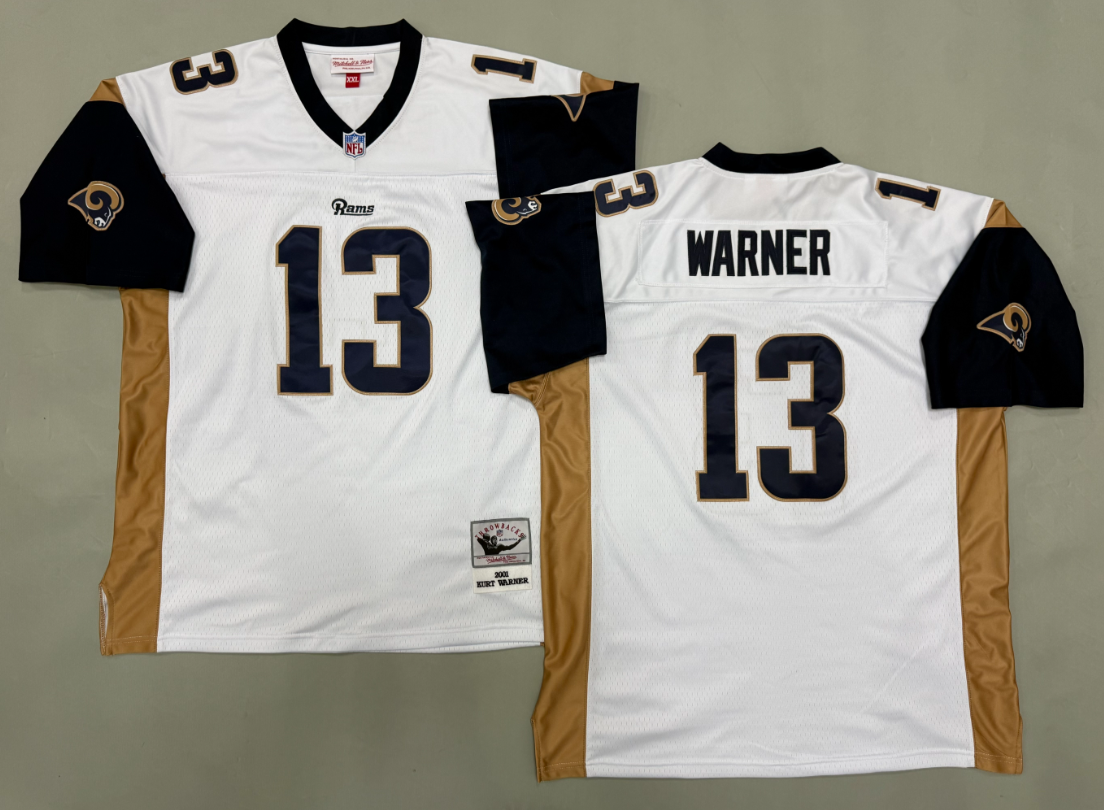 Kurt Warner St. Louis Rams  Authentic Throwback Retired Player Jersey