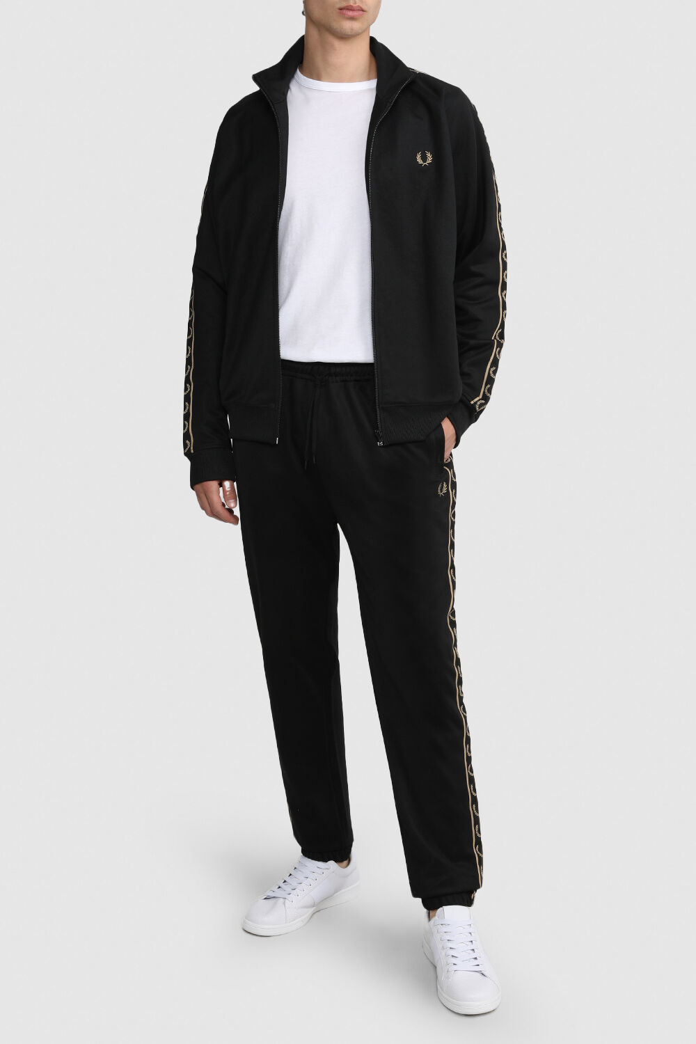 FRED PERRY מכנסי ג'וג ארוכים