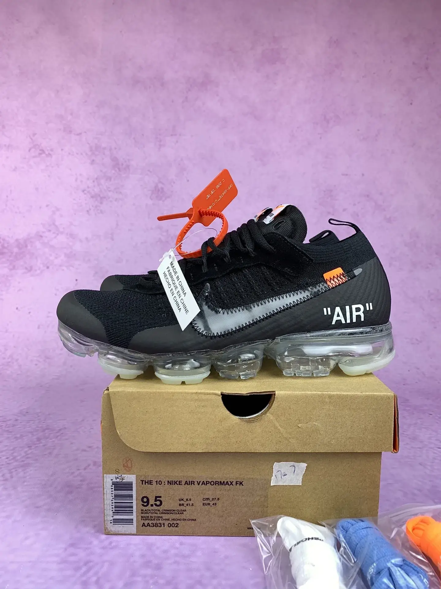 The 10: Nike Air VaporMax Flyknit x Off-White Shoes product photo from LabelPicks