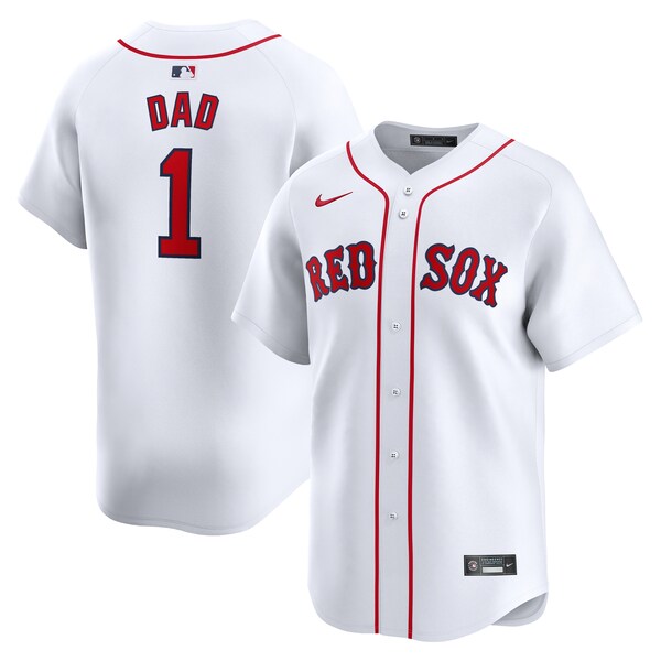 Boston Red Sox Nike #1 Dad Home Limited Jersey - White