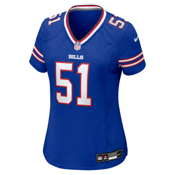 Morgan Fox Buffalo Bills Nike Women's Team Game Jersey -  Royal