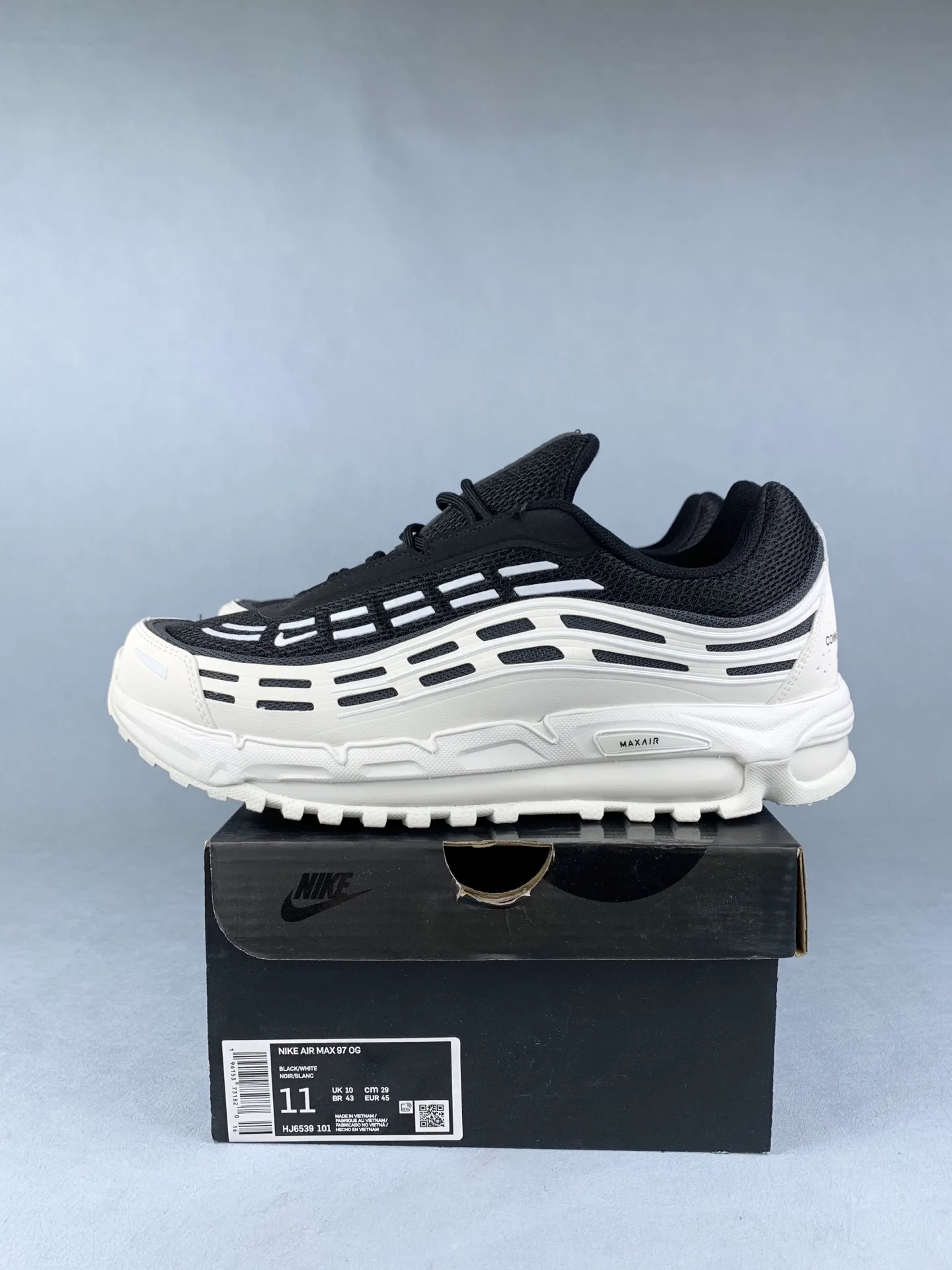 Comme des Garçons Homme Plus x Nike Air Max TL 2.5 “Black White” - Black/White product photo from LabelPicks
