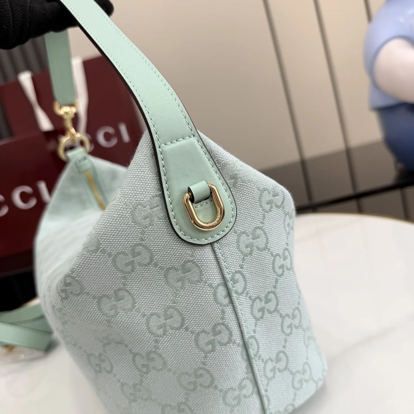Gucci Blue GG Supreme Canvas Crossbody Bag product photo from LabelPicks