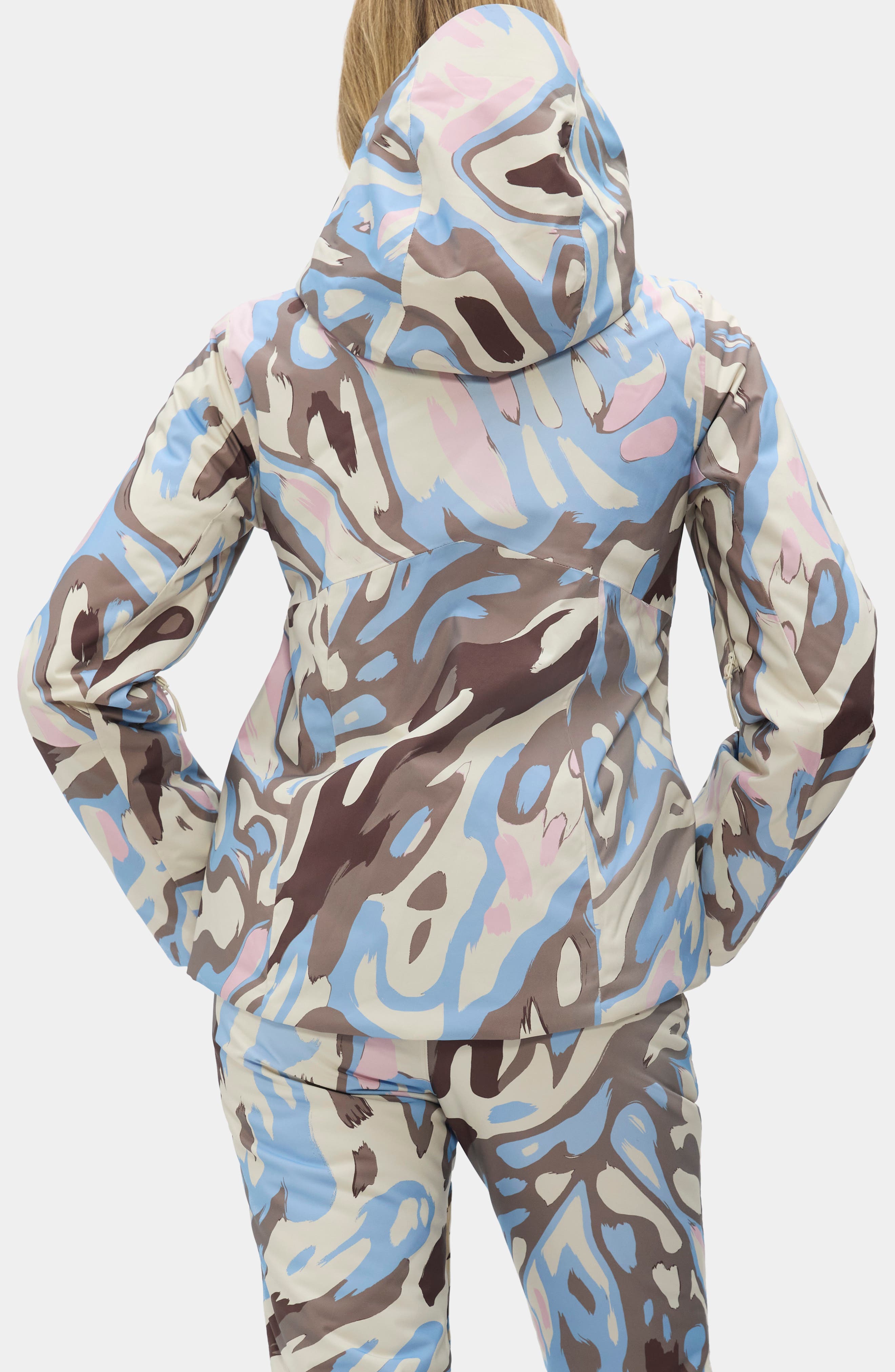 Halfdays Lawrence Waterproof Abstract Print Ski Jacket