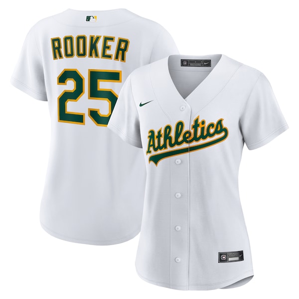 Brent Rooker Athletics Nike Women's Home Replica Jersey  - White