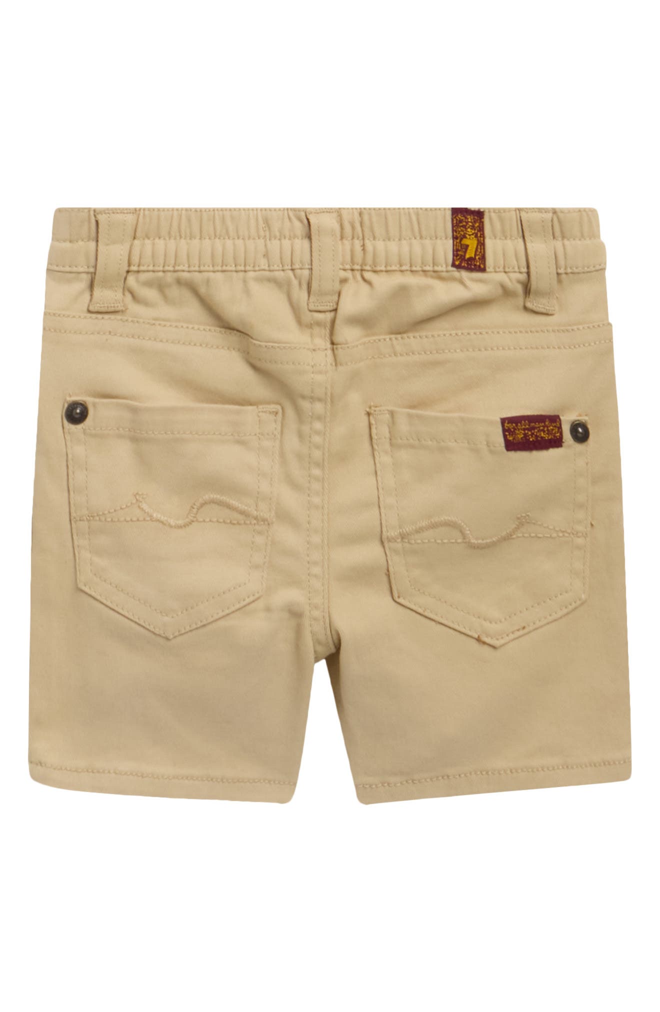 7 For All Mankind Knit Button-Up Shirt & Woven Shorts Set
