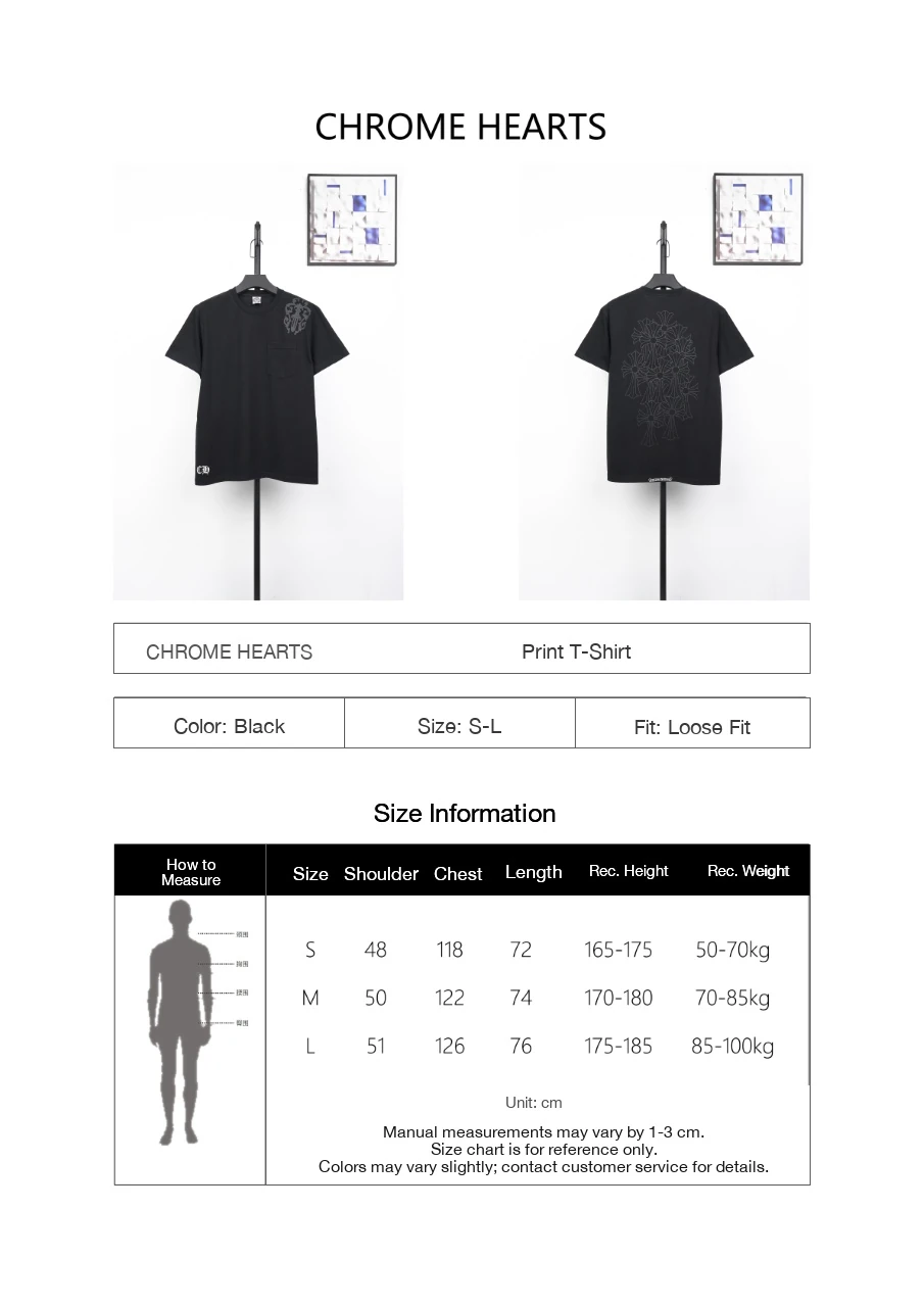 Chrome Hearts Black Shadow Cross Arrowhead T-Shirt product photo from LabelPicks