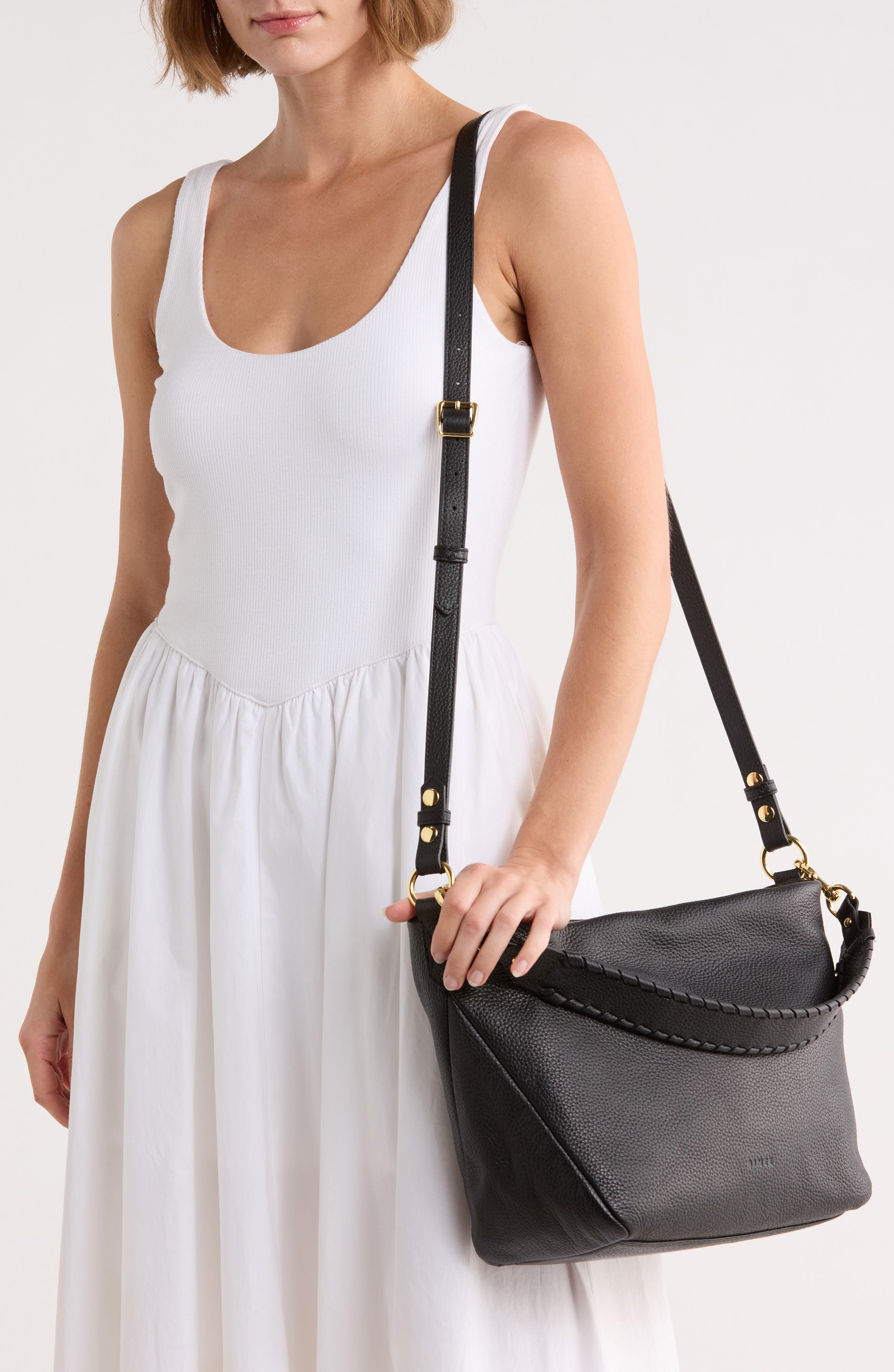 AIMEE Malta Leather Shoulder Bag