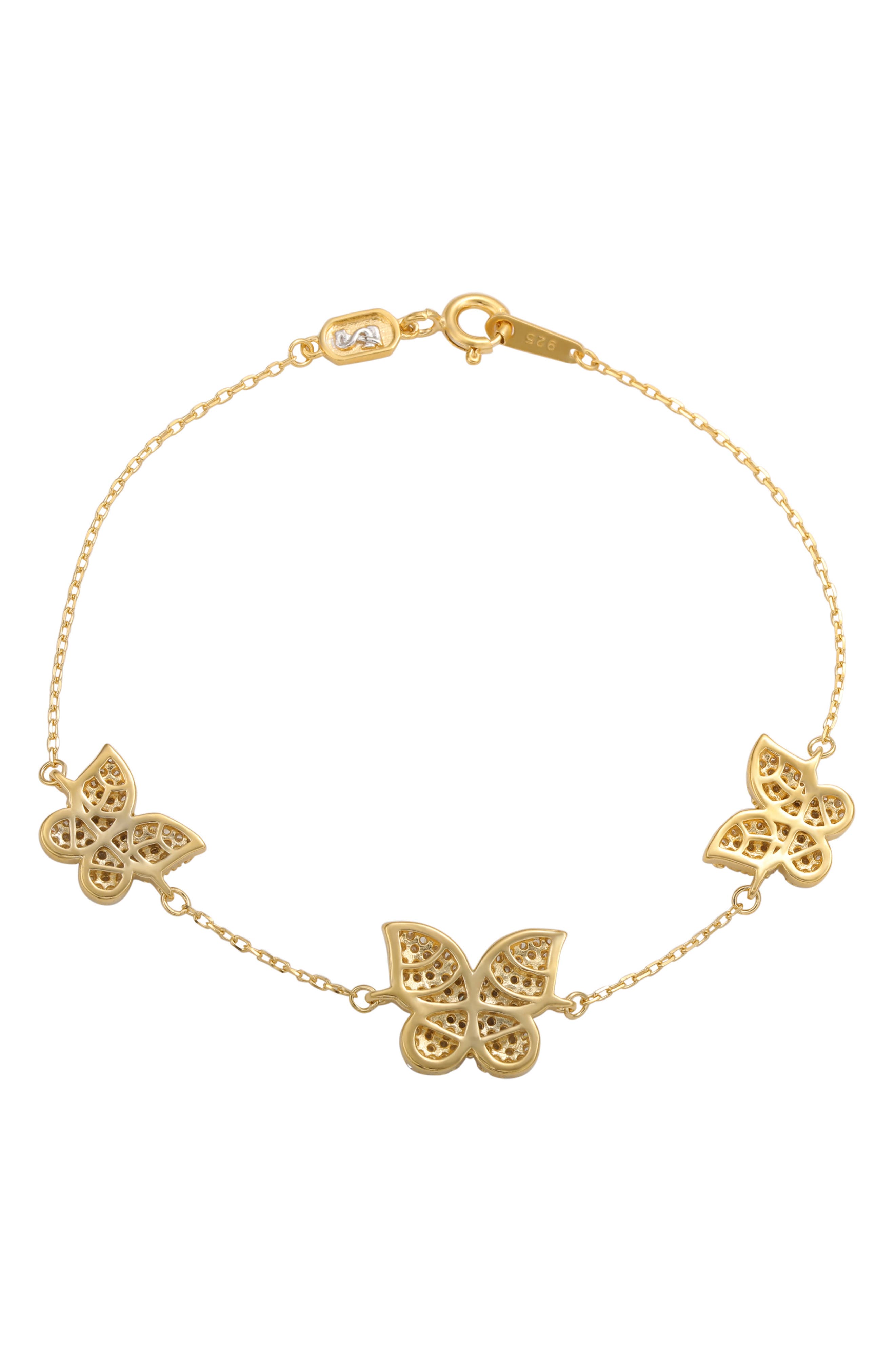 SUZY LEVIAN Cubic Zirconia Butterfly Bracelet