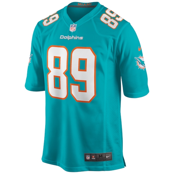 Nat Moore Miami Dolphins Nike Game Retired Player Jersey - Aqua