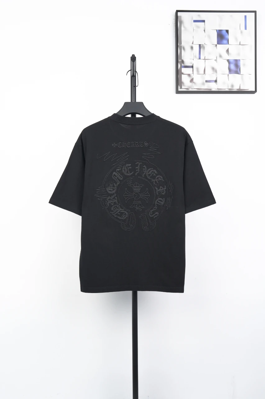 Chrome Hearts Black Vase Chain Embroidered T-Shirt product photo from LabelPicks