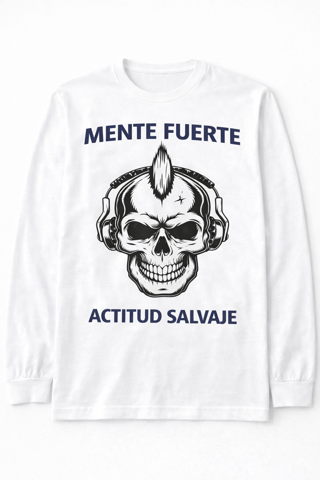 Remera Calavera Punk con Auriculares | Estilo Urbano Unisex