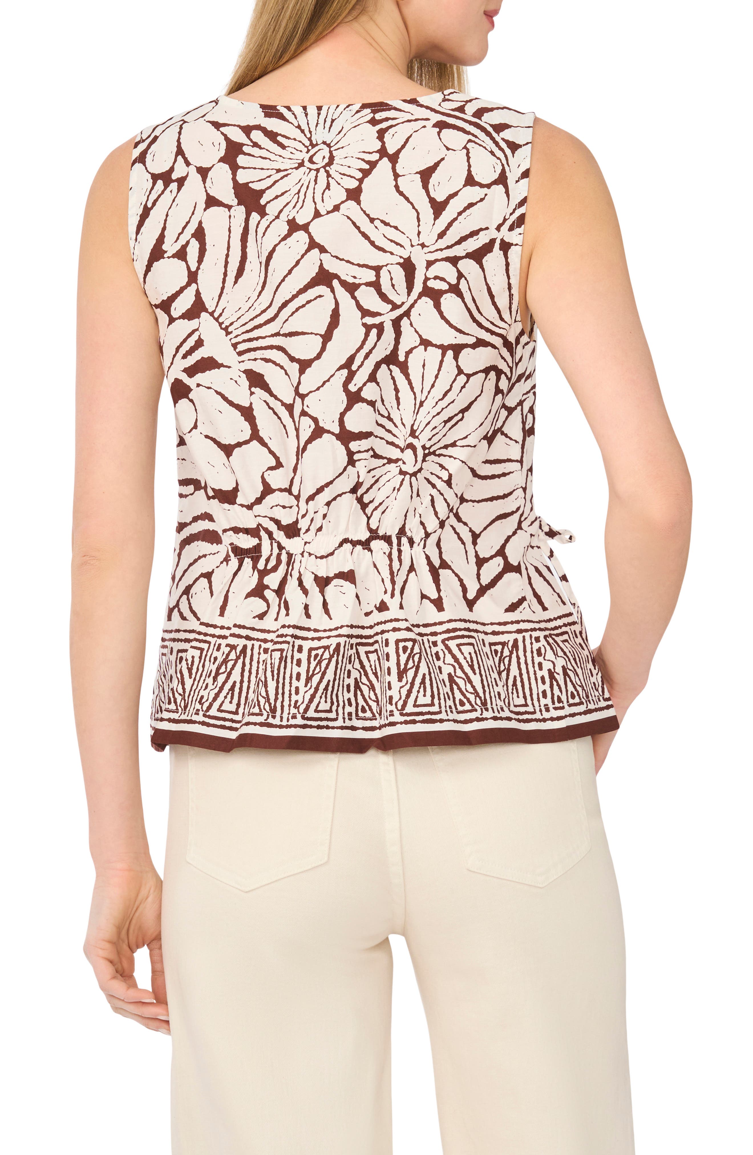 Halogen® Gathered Flutter Sleeve Top