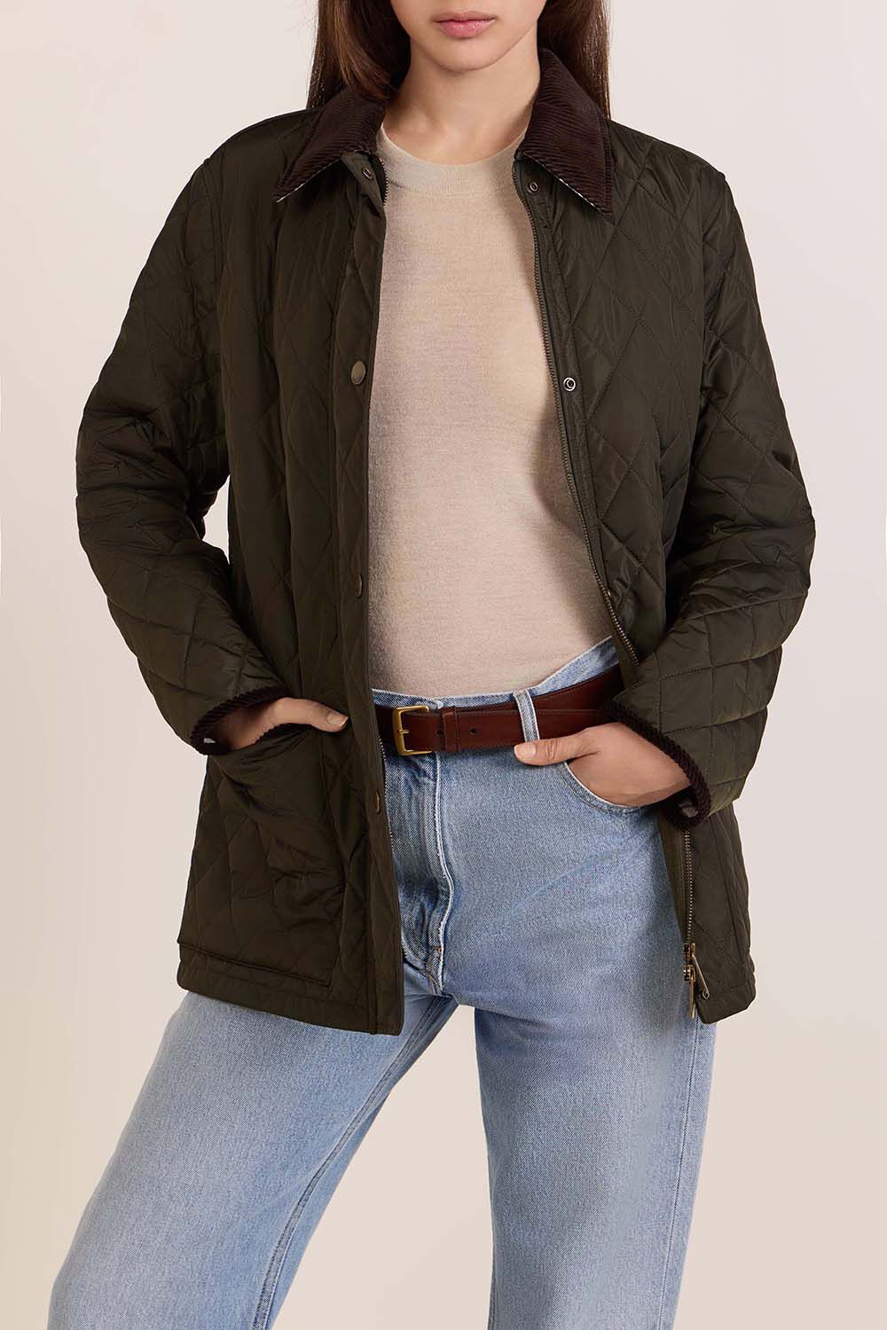 BURBERRY ז'קט קווליט