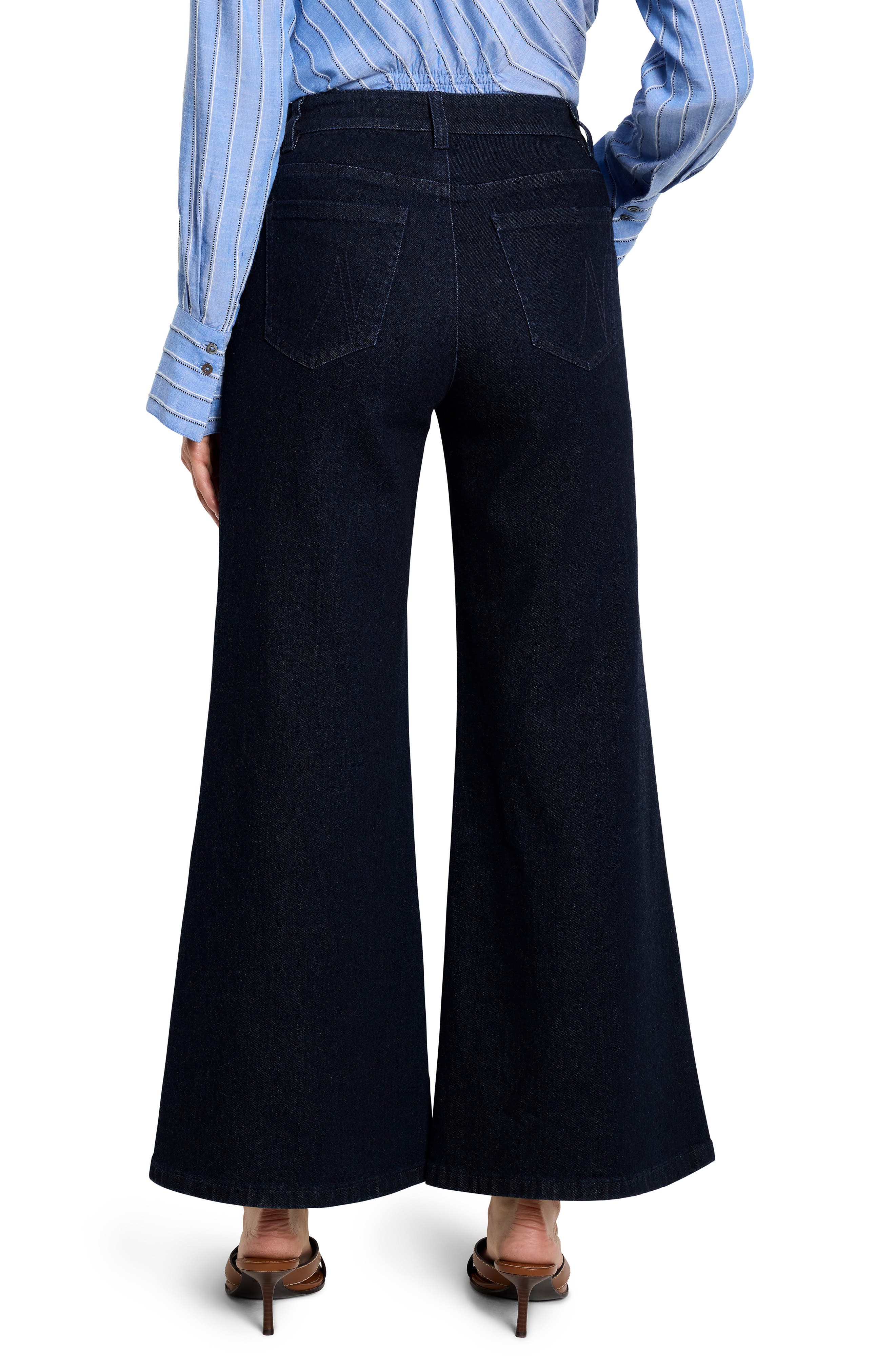 NIC+ZOE Joyride Ankle Boot Flare Leg Jeans