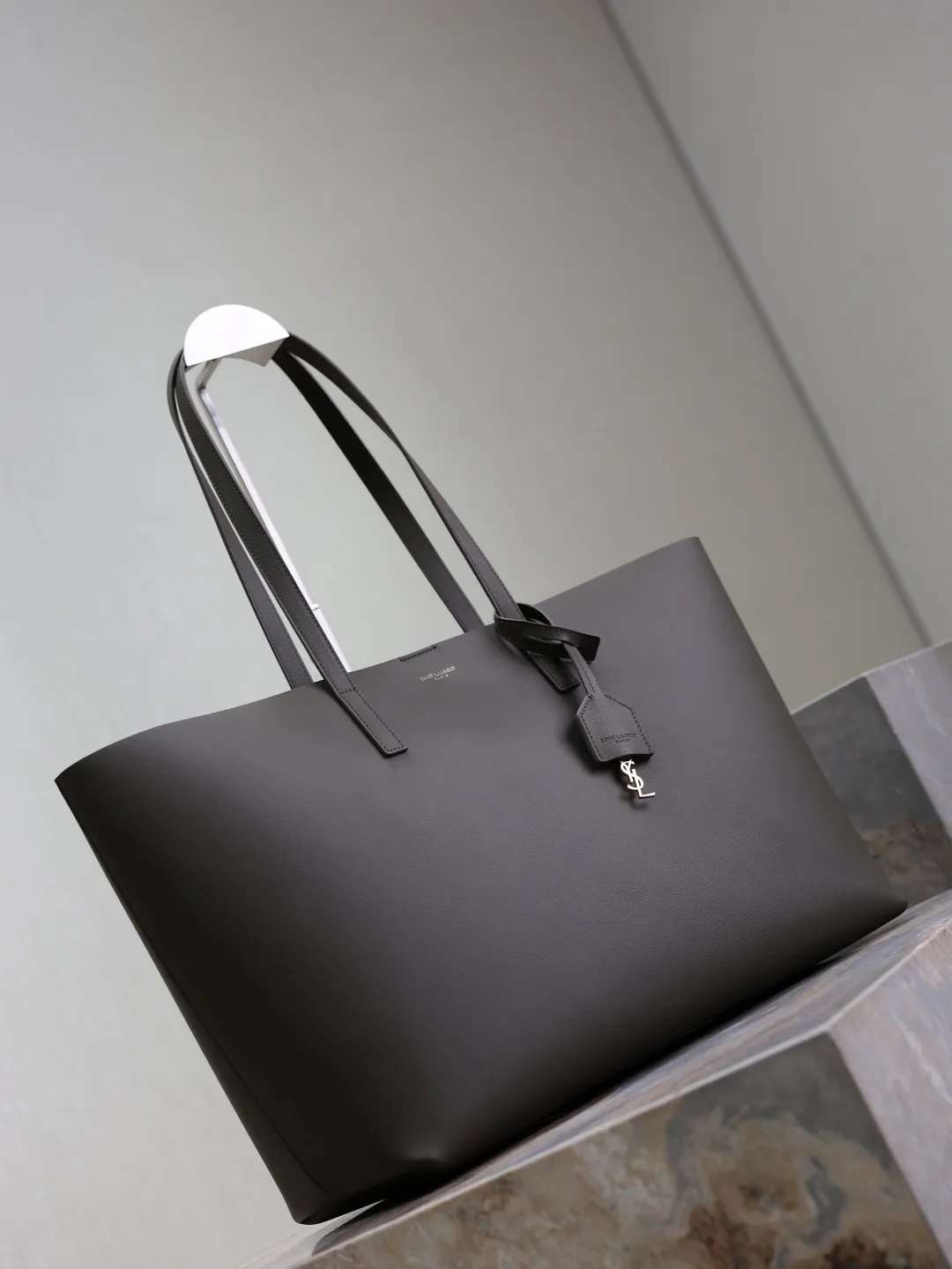 Saint Laurent Green Calfskin Tote Bag product photo from LabelPicks