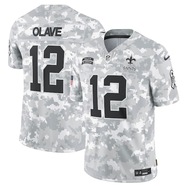 Chris Olave New Orleans Saints Nike 2024 Salute to Service Limited Jersey - Arctic Camo