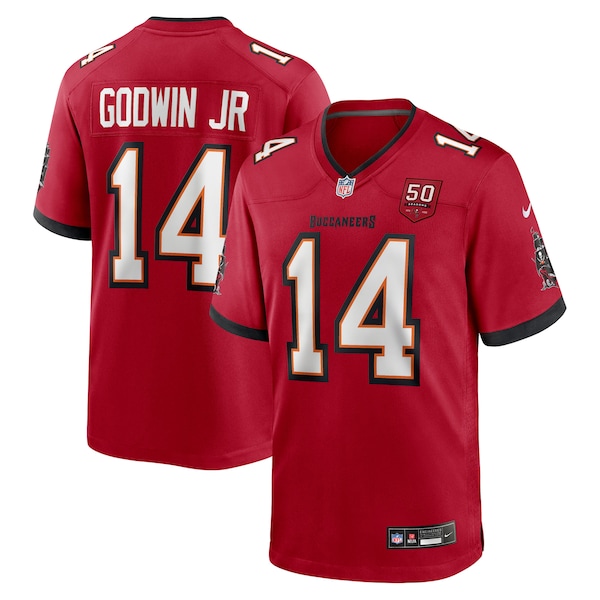 Chris Godwin Jr. Tampa Bay Buccaneers Nike 50th Season Team Game Jersey - Red