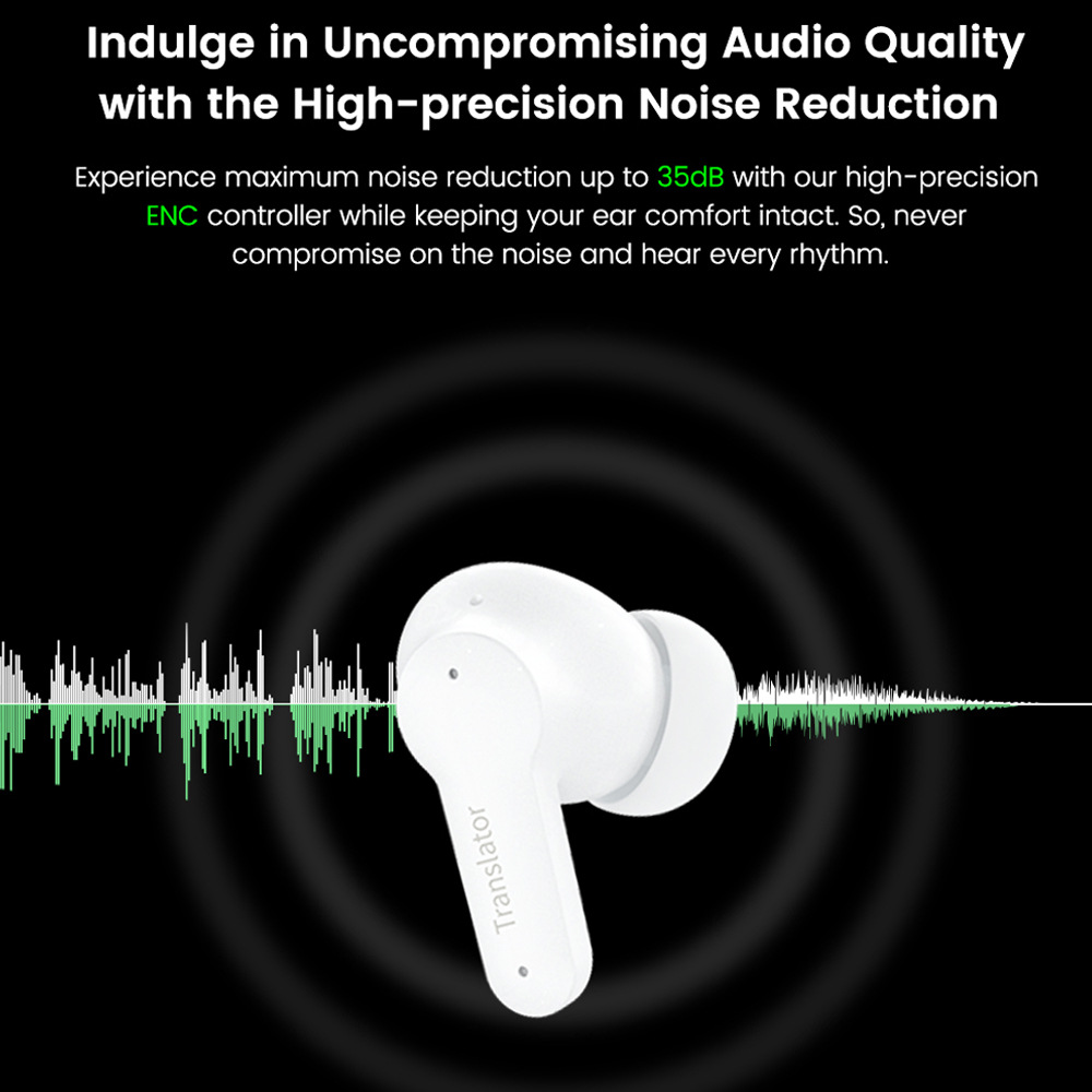 Multi-language translation headset noise reduction Bluetooth headset simultaneous translation wireless headset Mongolian Persian translation machine