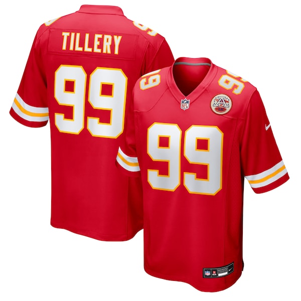 Jerry Tillery Kansas City Chiefs Nike Team Game Jersey -  Red