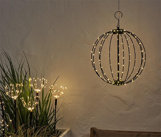 LED-Outdoor-Ring aus Metall