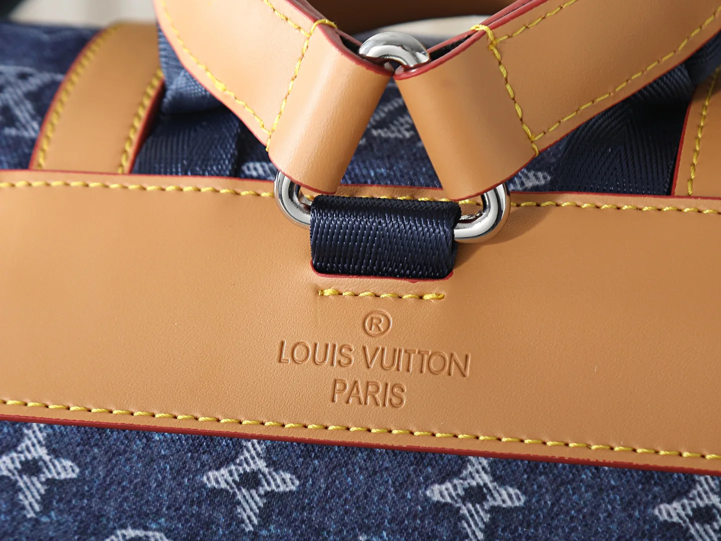 Louis Vuitton Christopher Blue Calfskin Backpack product photo from LabelPicks