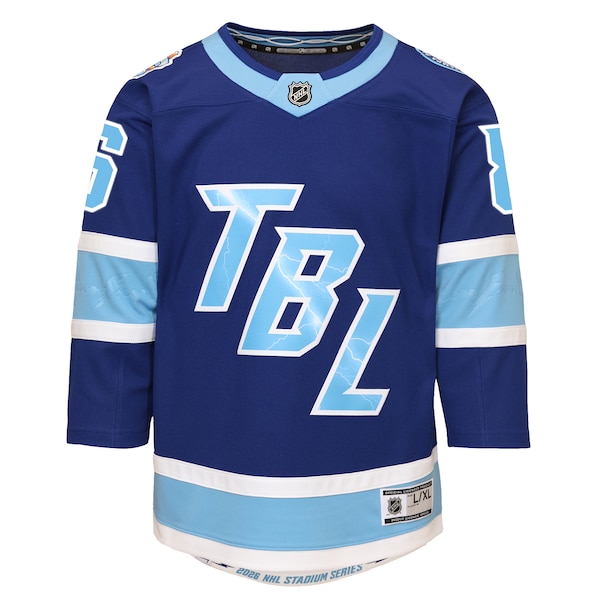Nikita Kucherov Tampa Bay Lightning Outerstuff Youth 2026 NHL Stadium Series Premier Jersey - Blue
