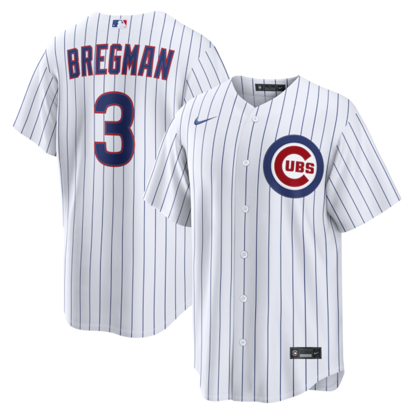 Alex Bregman Chicago Cubs Nike Home Replica Jersey - White