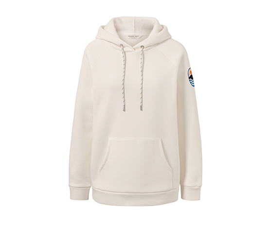 Kapuzensweatshirt, beige
