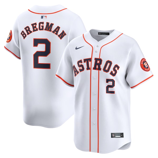 Alex Bregman Houston Astros Nike Home Limited Player Jersey - White/Gray